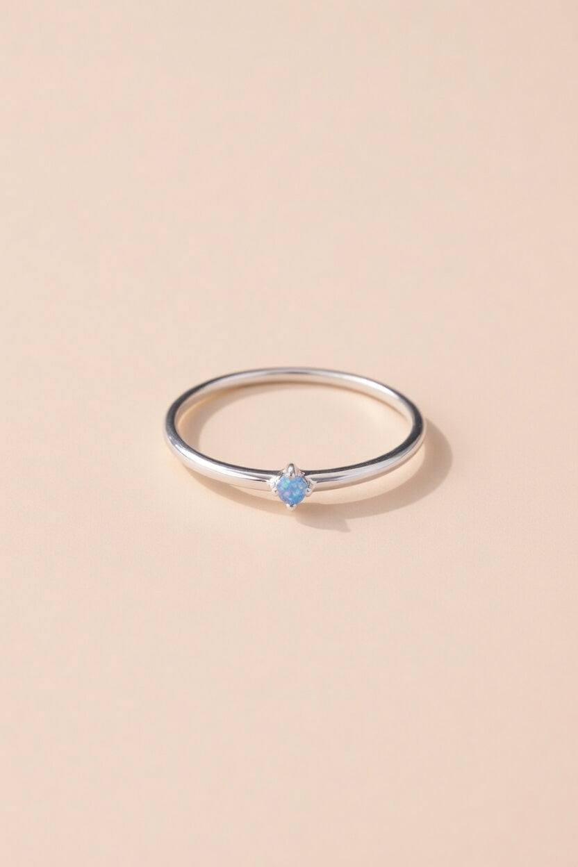 Anillo Aqua - Plata 925