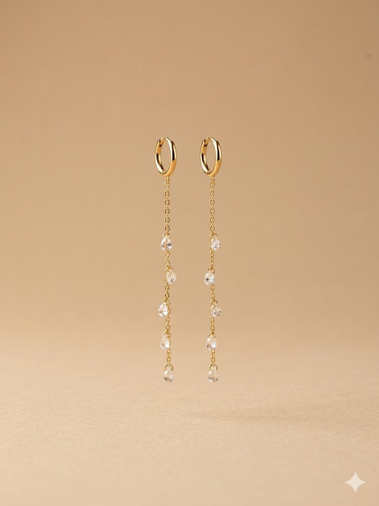 Pendientes Bruma - Plata 925 con circonitas