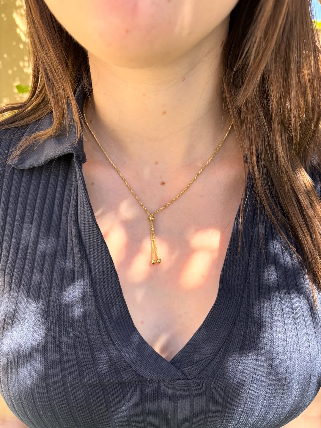 Collar Gold Whisper - Plata 925 con baño de oro
