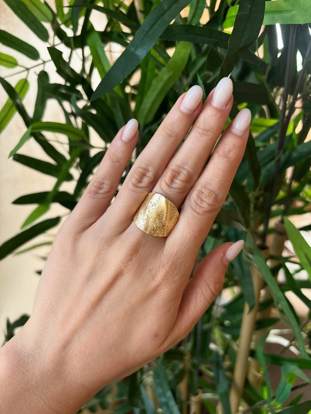 Anillo Savia - Plata 925 baño en oro
