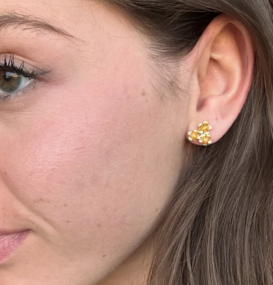 Pendientes Dalia - Plata de ley 925