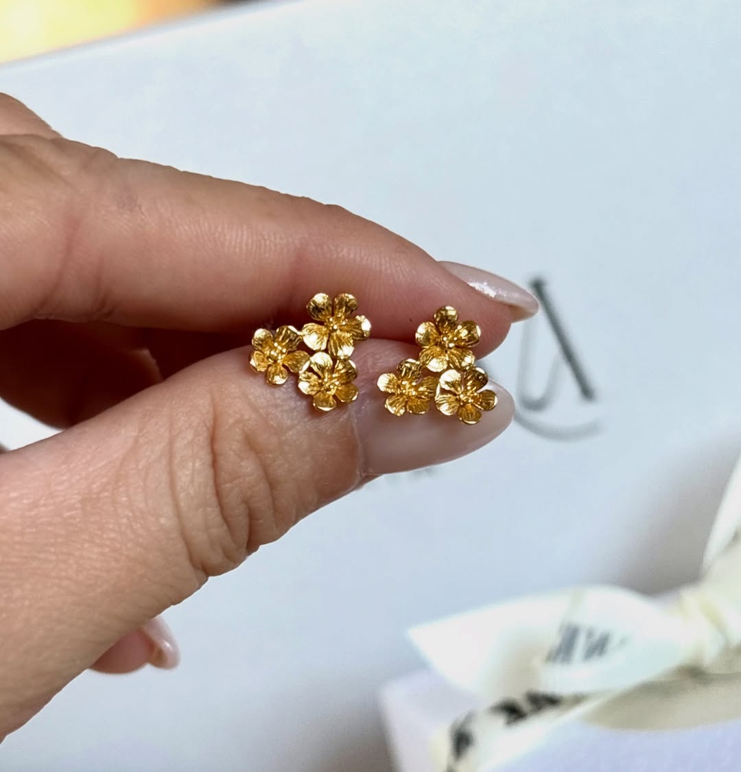 Pendientes Dalia - Plata de ley 925