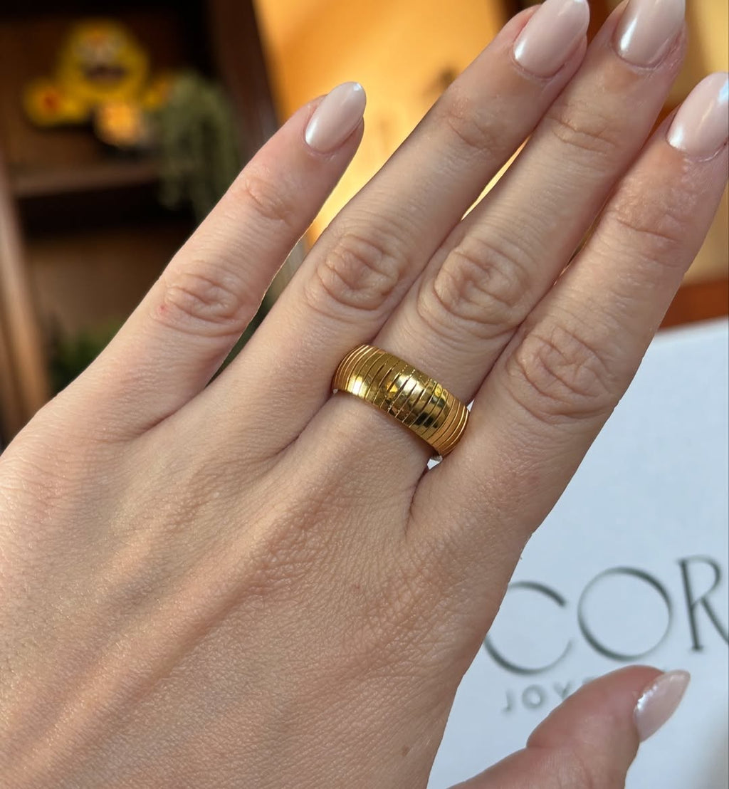 Anillo Cleopatra - Plata 925 con baño de oro