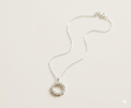 Collar Halo - Plata 925 con circonitas