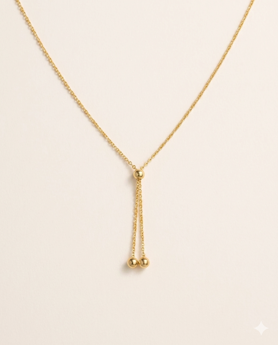 Collar Gold Whisper - Plata 925 con baño de oro