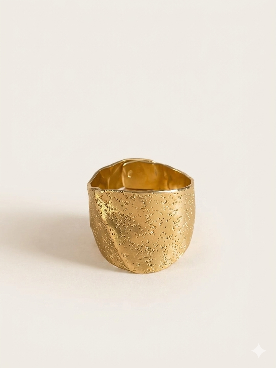 Anillo Savia - Plata 925 baño en oro