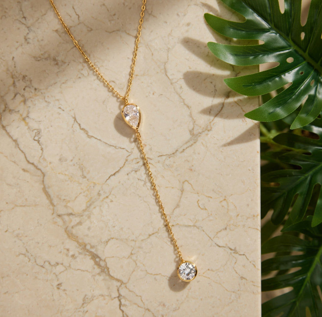 Collar Lyra - Plata 925 con circonitas