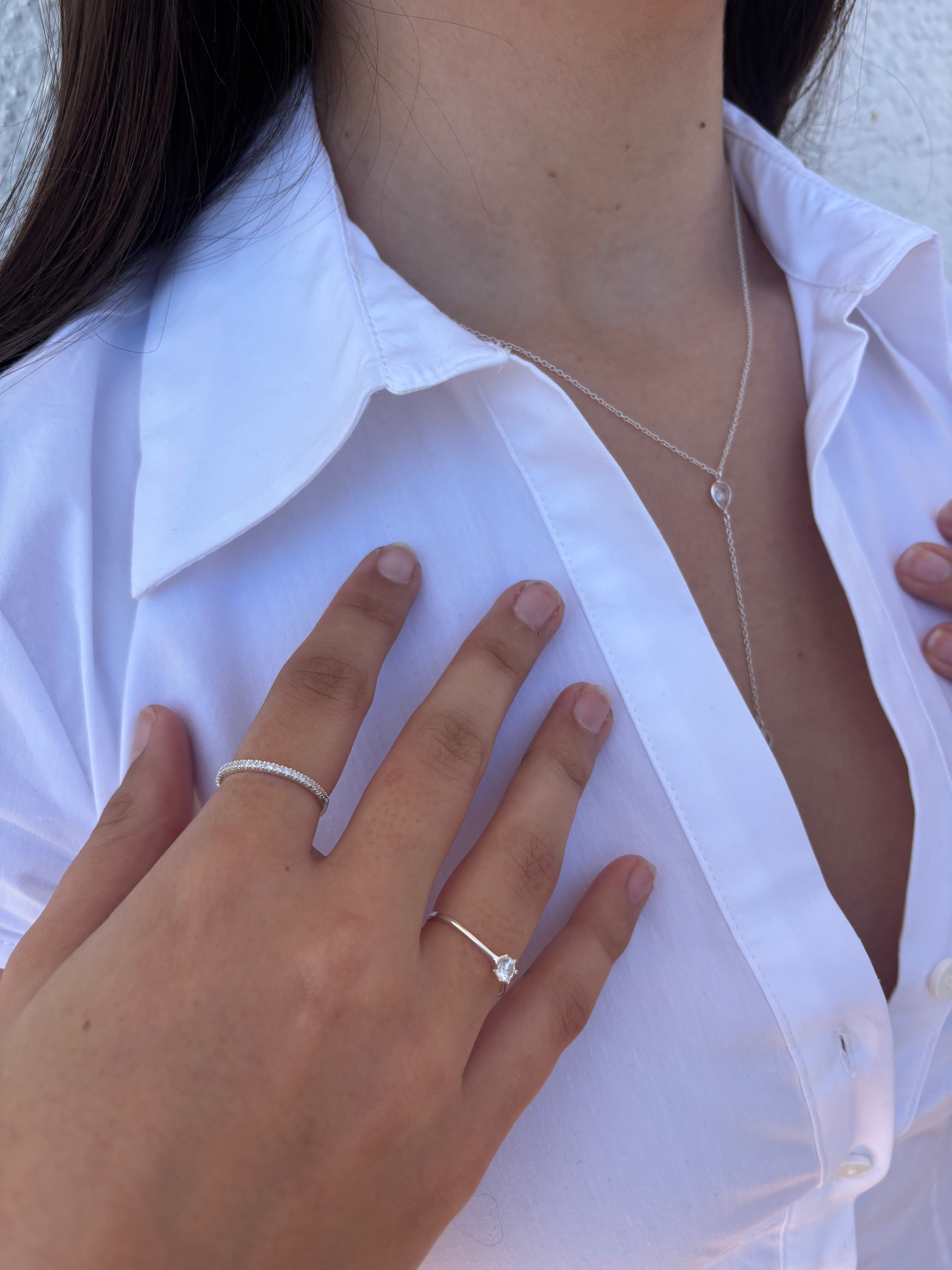 Collar Lyra - Plata 925 con circonitas