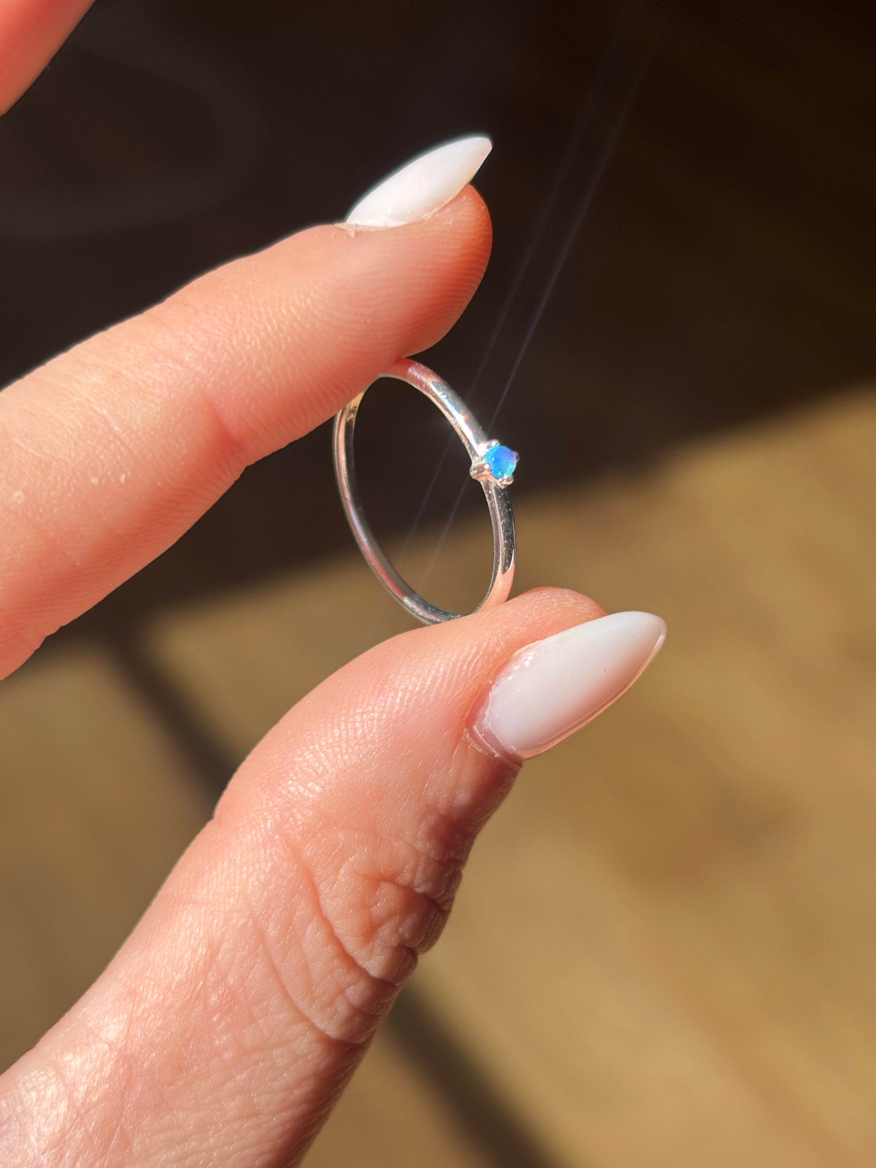 Anillo Aqua - Plata 925