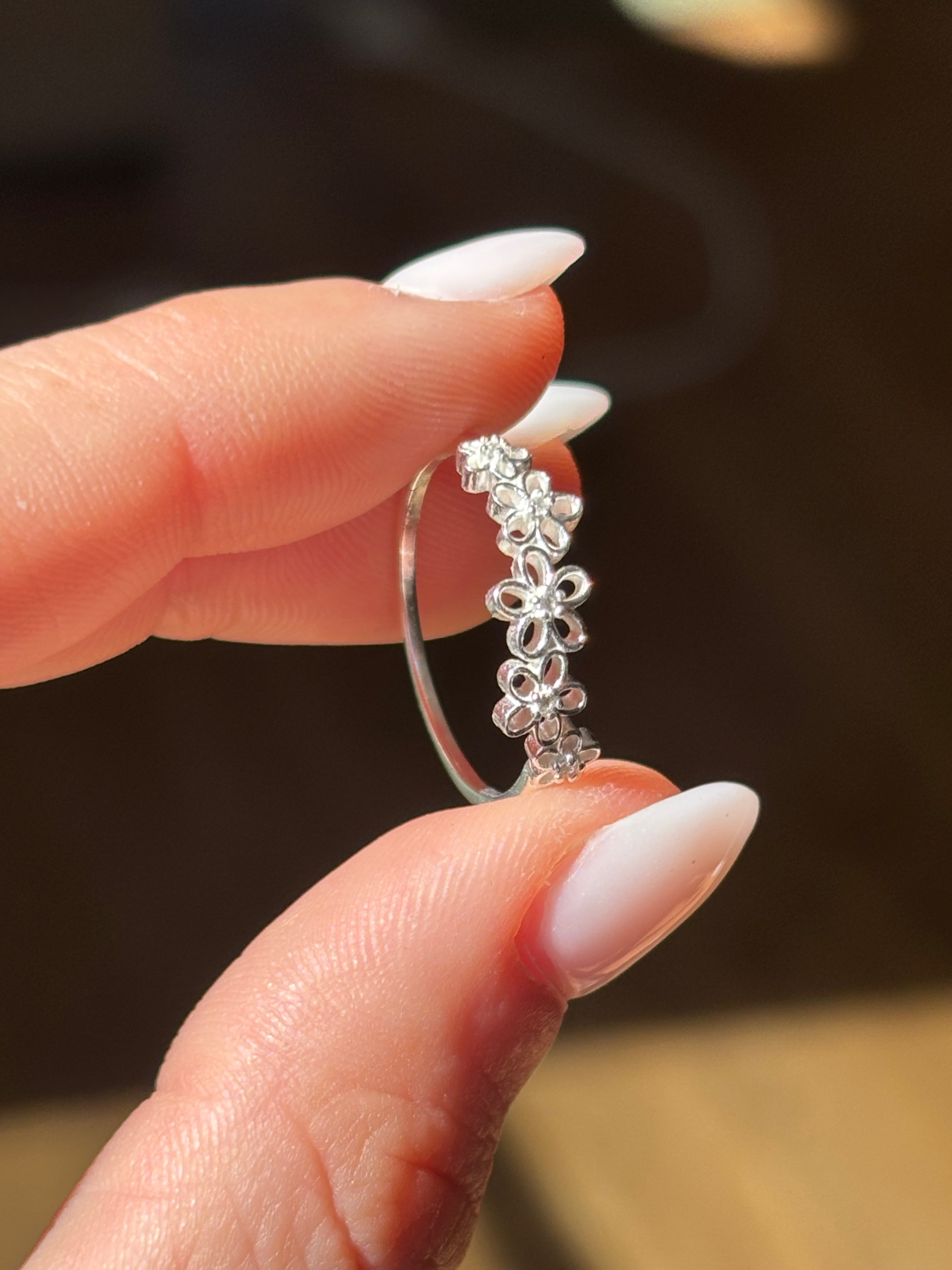 Anillo Flora - Plata 925