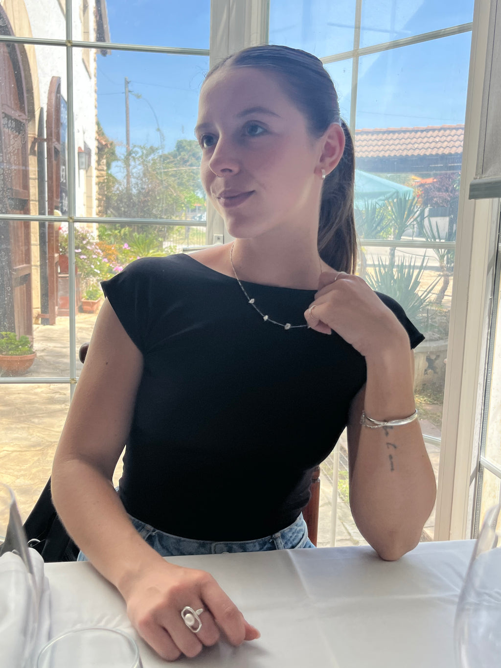 Collar Raíz - Plata de ley 925 con Perlas Barrocas