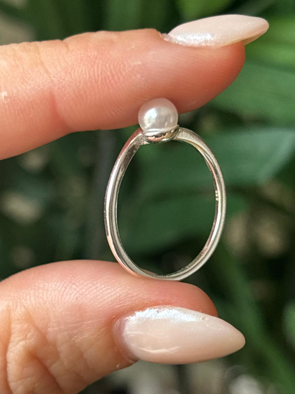 Anillo Perla - Plata 925