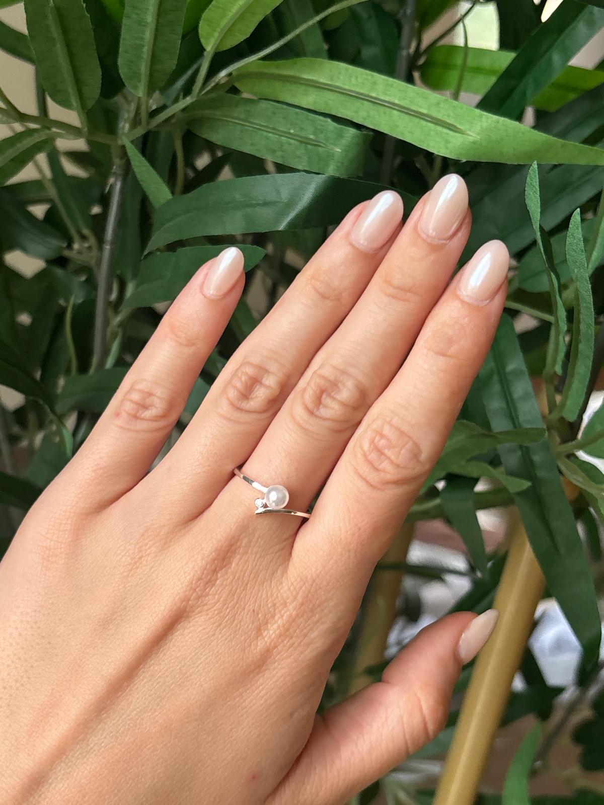 Anillo Perla - Plata 925