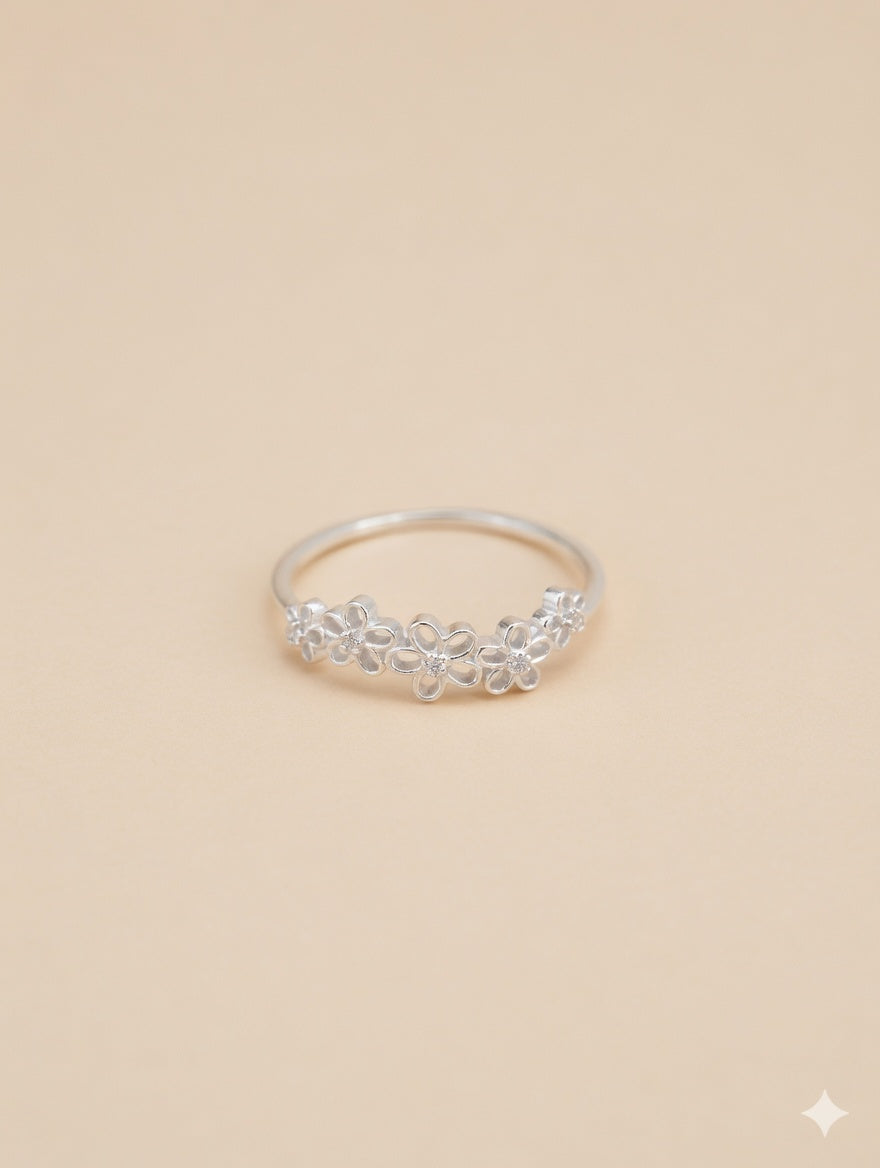 Anillo Flora - Plata 925