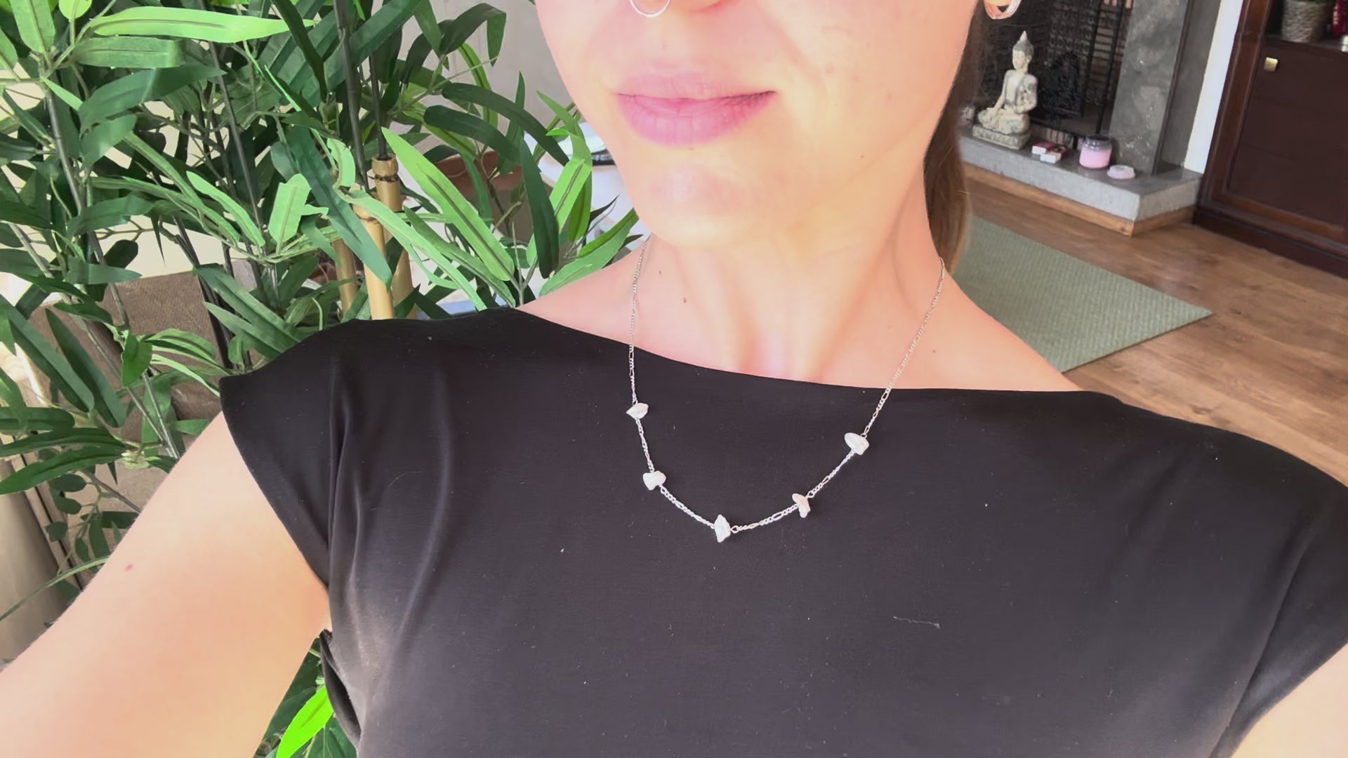 Collar Raíz - Plata de ley 925 con Perlas Barrocas