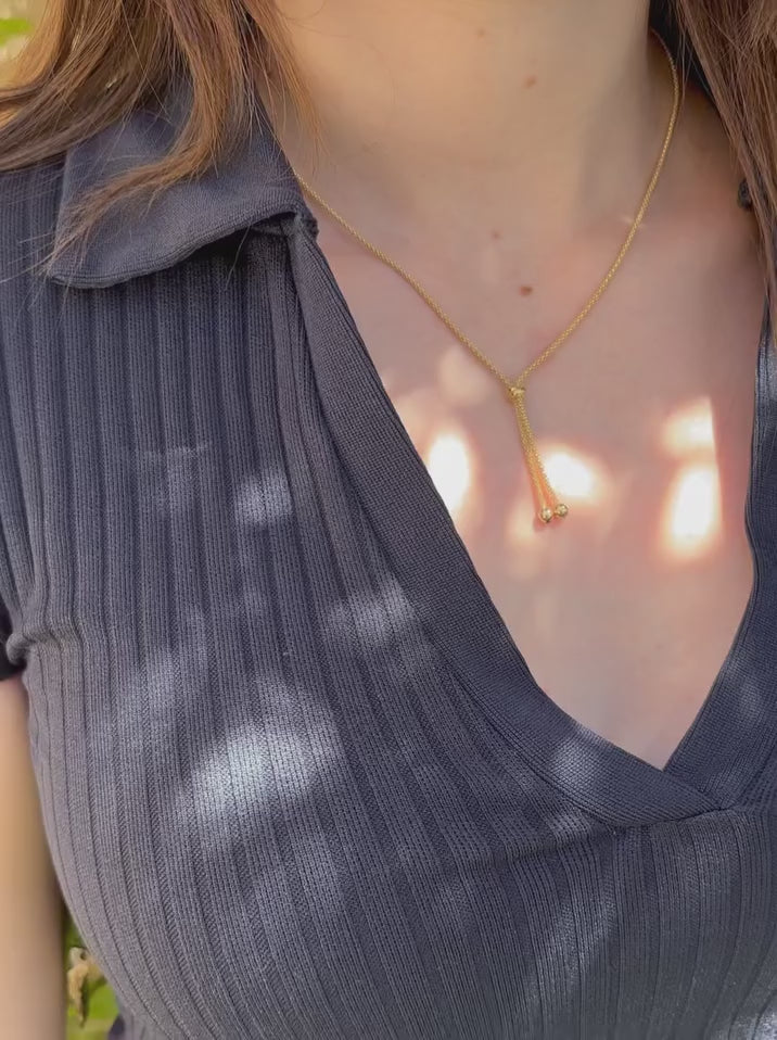 Collar Gold Whisper - Plata 925 con baño de oro